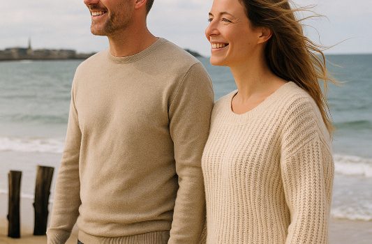 Bertrand et Stéphanie a la mer en semaine