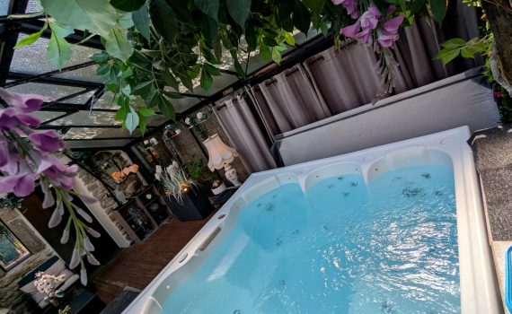 jacuzzi de jour, vue du dessus